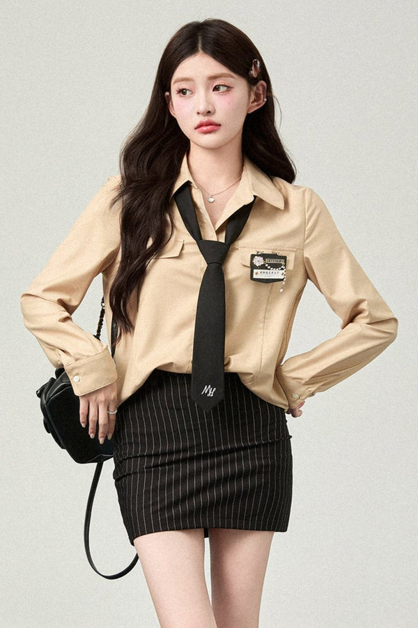 フラワーベルライトサマーシャツ