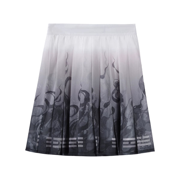 サイバーチャイナファンタジーロリータドレス+トップス+アウター+スカート+レッグウォーマー