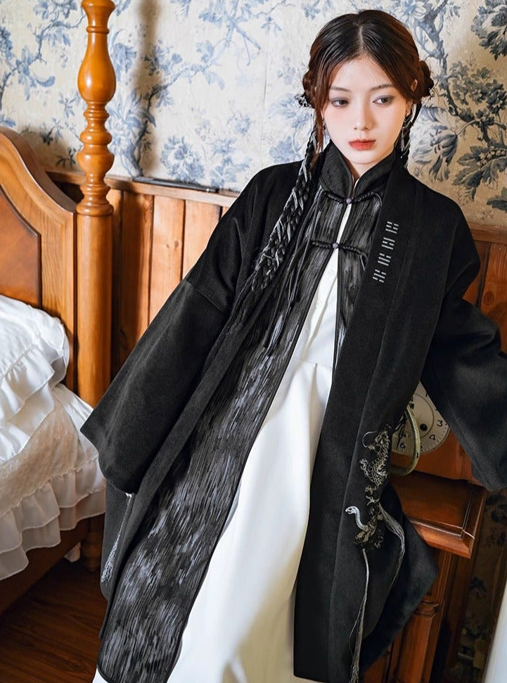 Aclent Antique volume long coat ロングコートAclent