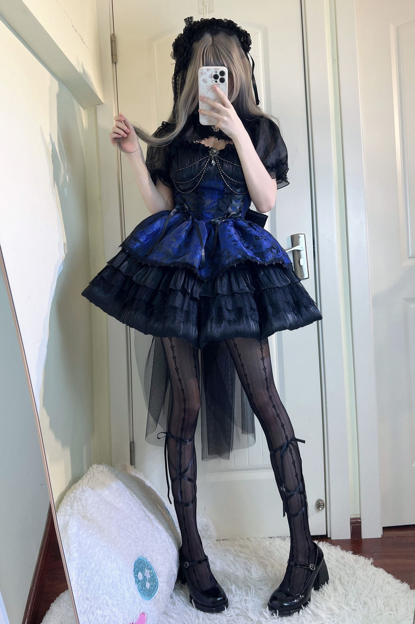 Vestido Lolita con Peto de la Serie Oscura