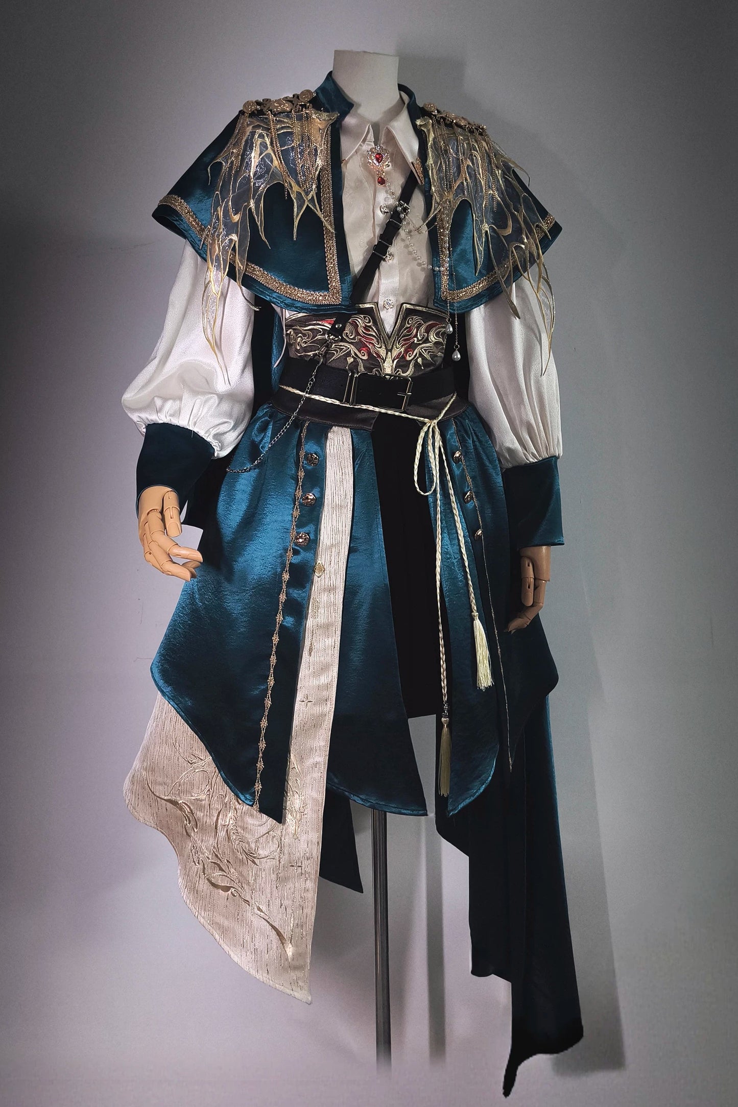 【予約商品】ダークファンタジーエンブロイダリーケープ＋シャツ＋コルセットトレーン＋パンツ/スカートコンプリートセット＋フルセット