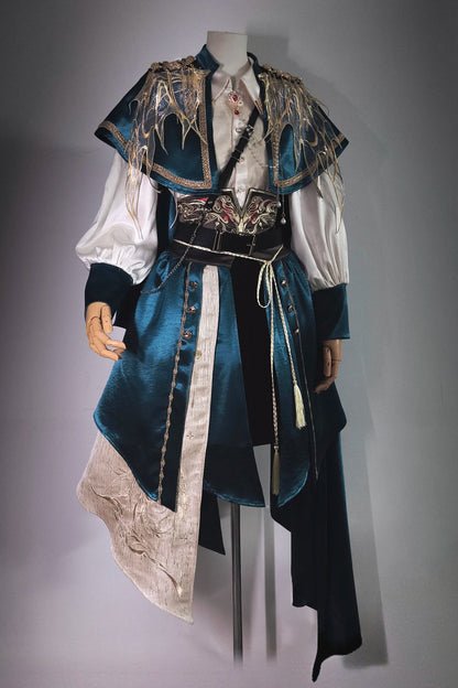 【予約商品】ダークファンタジーエンブロイダリーケープ＋シャツ＋コルセットトレーン＋パンツ/スカートコンプリートセット＋フルセット