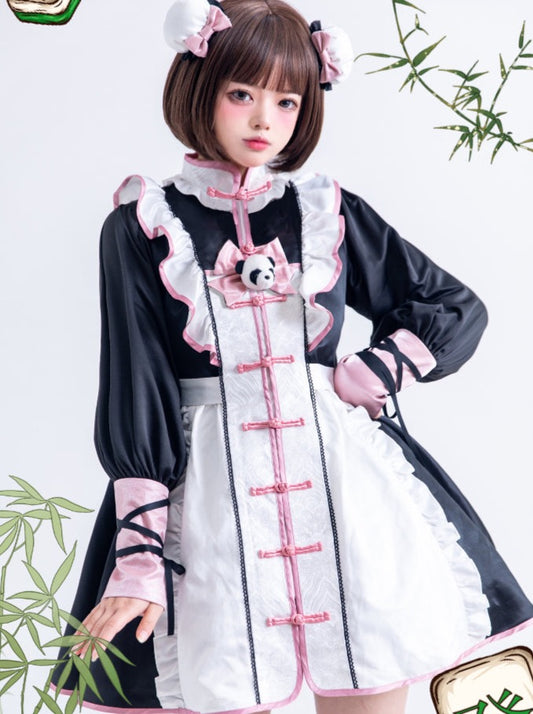 China Red Panda Made Lolita Dress + Accessories