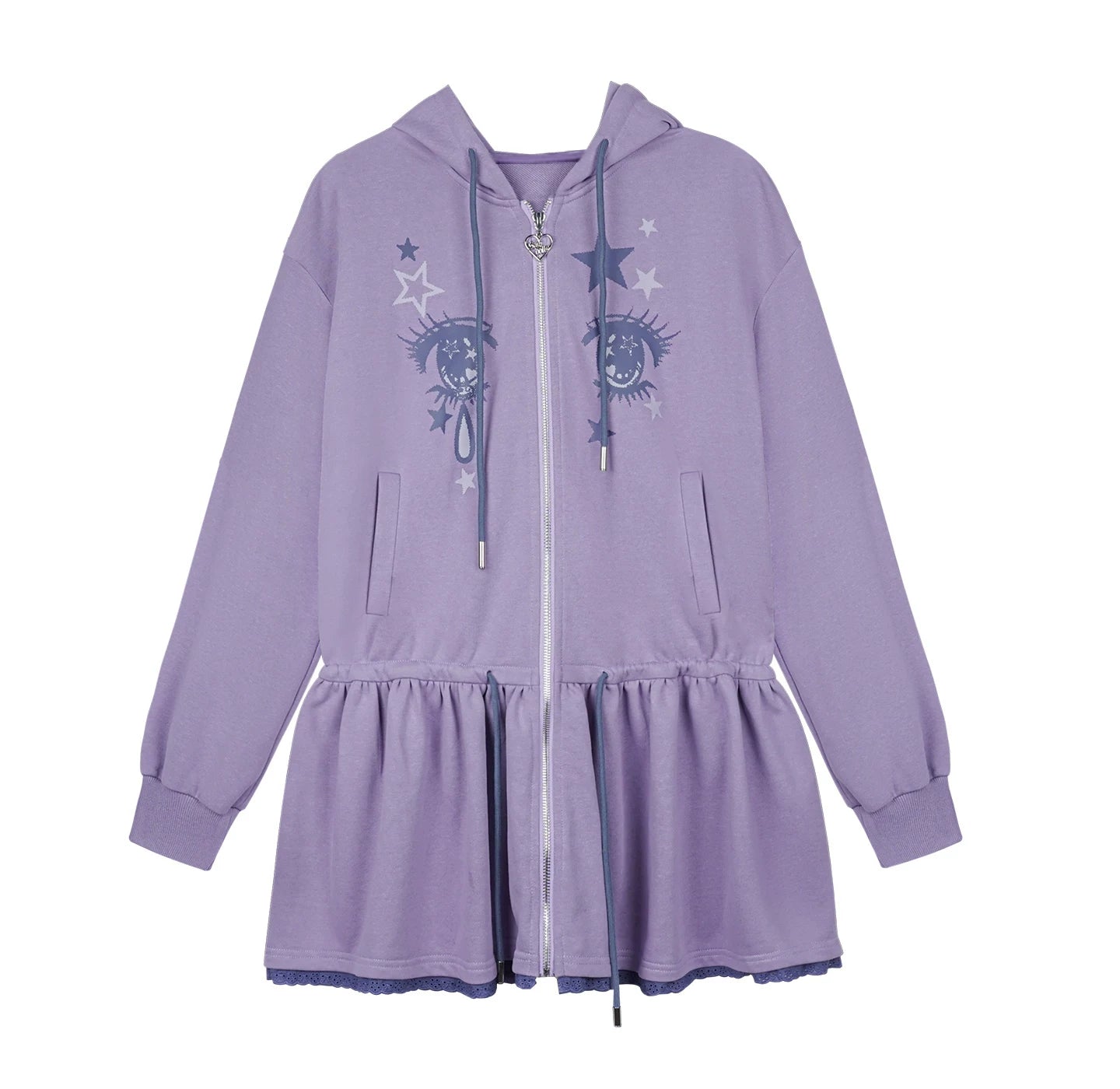 Comic Eye Hooded Dress