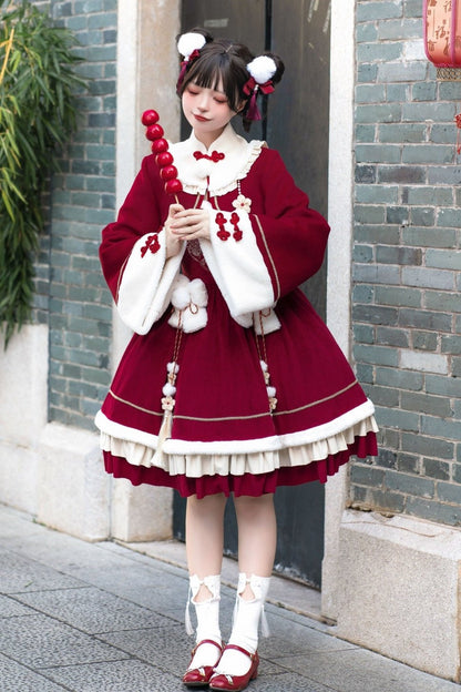 New Year Chinese Style Lolita Dress Set-Up