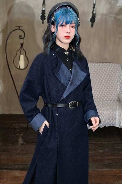 China Robe Wool Long Jacket