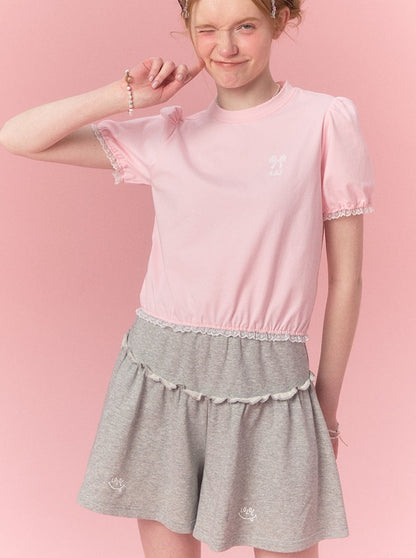 Casual Knit Sports Culottes