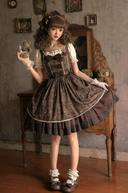 Doll Color Brown Retro Princess Lolita Dress