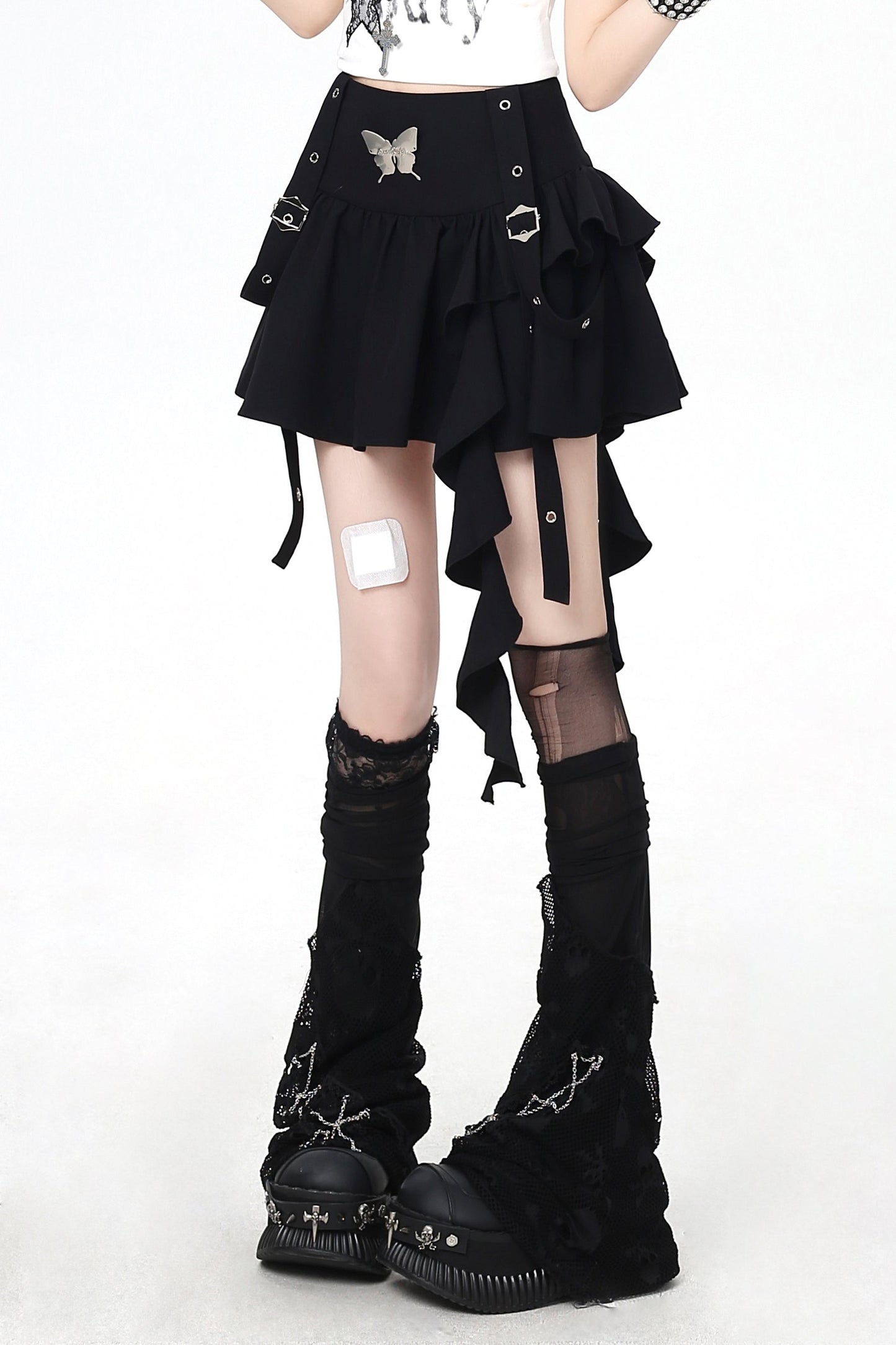 Spicy Butterfly Corset Mini Skirt