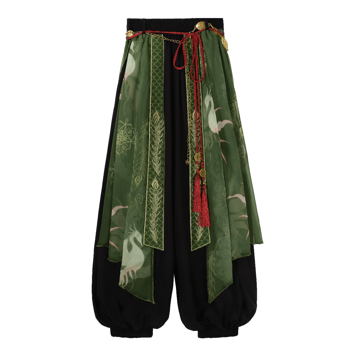 ネバーレスアイランドチャイナトップス+バルーンパンツ