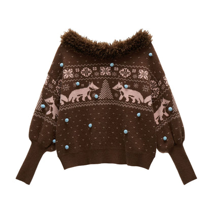 Fair Isle Crew Neck Sweater