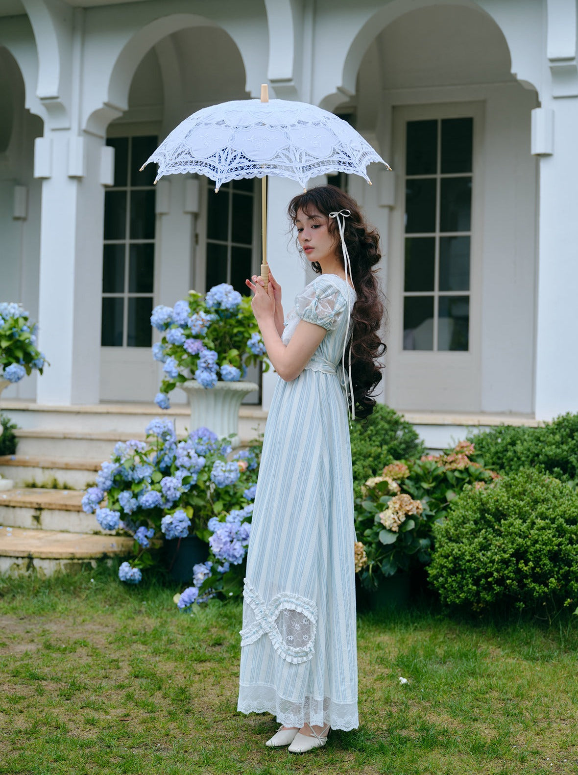 Elegant Retro Summer Long Dress