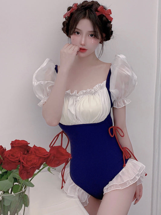 Pure Desire Snow White Taste Fairy Frill Dress Swimsuit 
