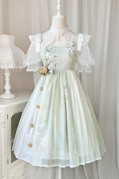 バタフライチャイナプリンセスロリータドレス