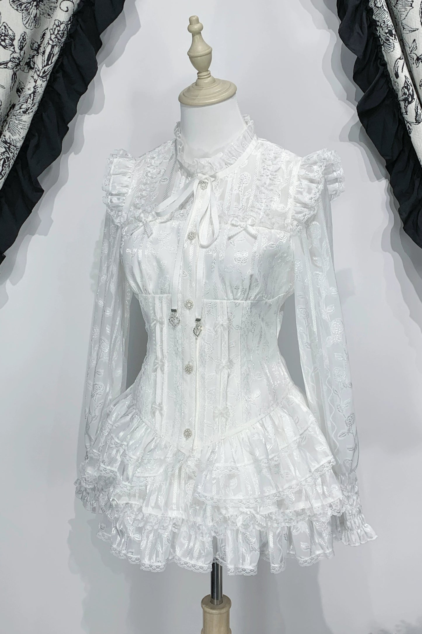 レースドレス+インナーパンツ