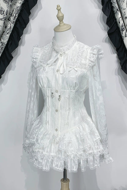 レースドレス+インナーパンツ