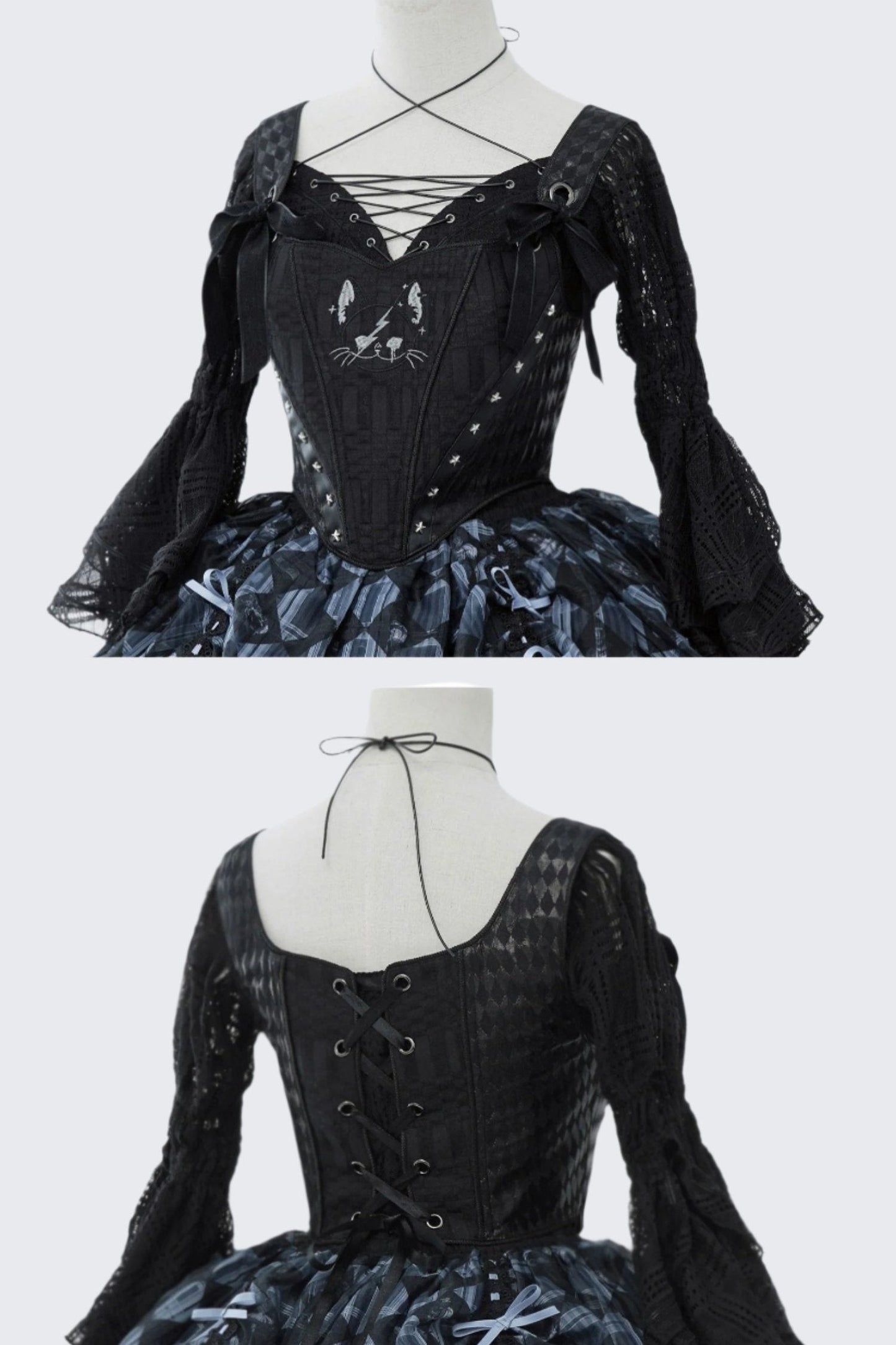 Alice Inn Wanderland Dark Punk Goss Dress Suit