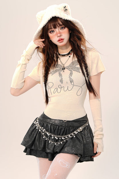 Sweet Bave Slong Sleeve Base T -shirt