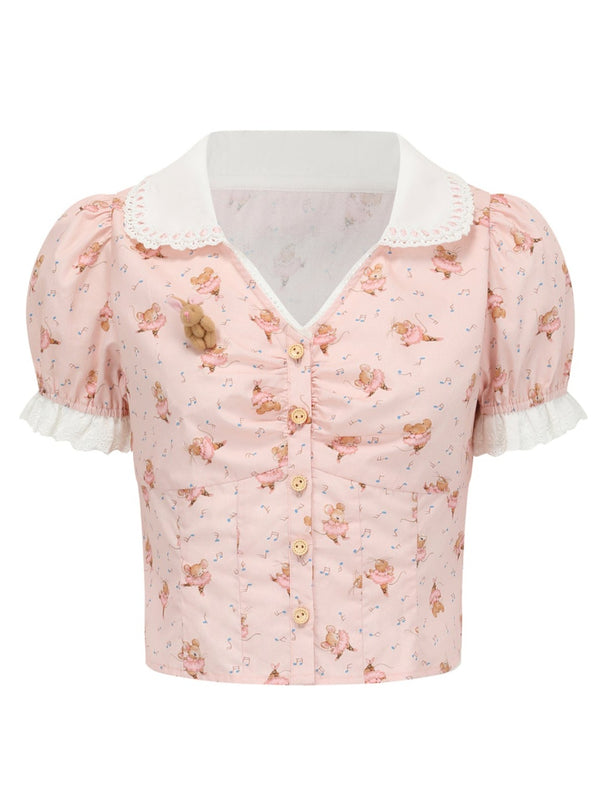 バレエマウスヴィンテージシャツ