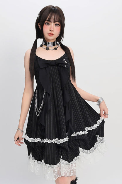 地雷レースキャミソールワンピース