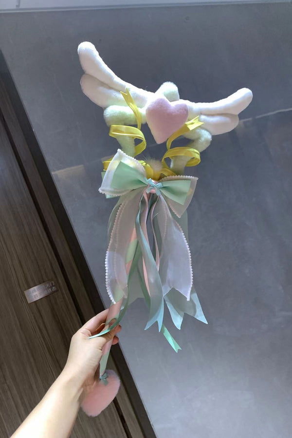 魔法妖精スパークリングウォーターロリータトップス+スカート+ヘアクリップ+テール+魔法ステッチ