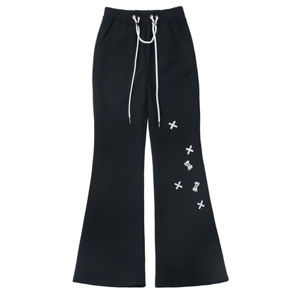 Star Flared Long Pants