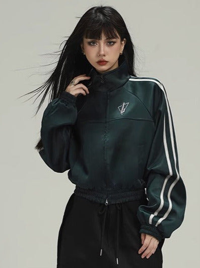 American Retro Short Baseball Jacket