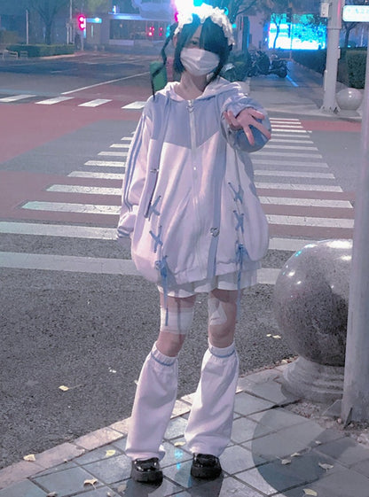 【👼Angel Neighborhood👼Aqua System Hooded Jacket + Leg Warmers [Reserved Item] (Japanese only)