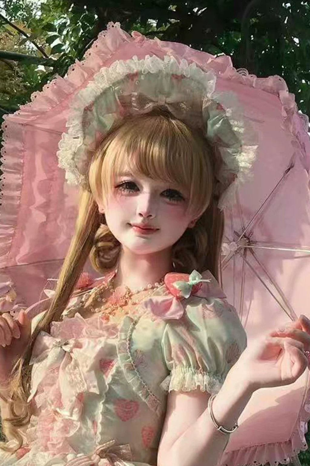 【6月26日予約締切】ストロベリースイートロリータシリーズアクセサリー（ケーキハット・ボンネット・チョーカー・ケーキバッグ）