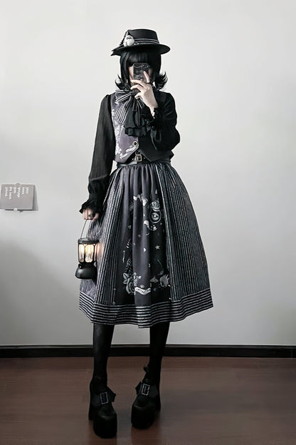 [November 4 reservation deadline] Magic Messenger Daily Elegant College Style Skirt