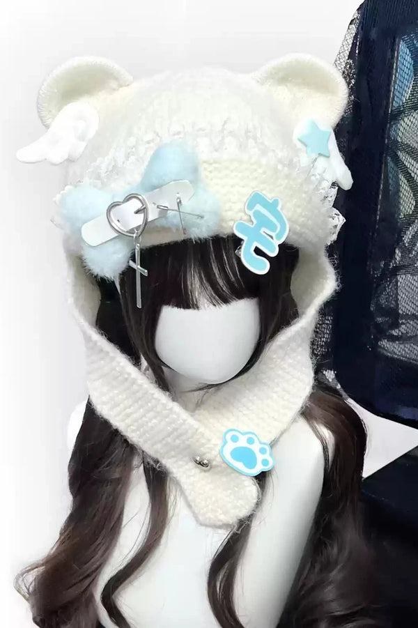 Bear Subculture Cross-Knit Hat