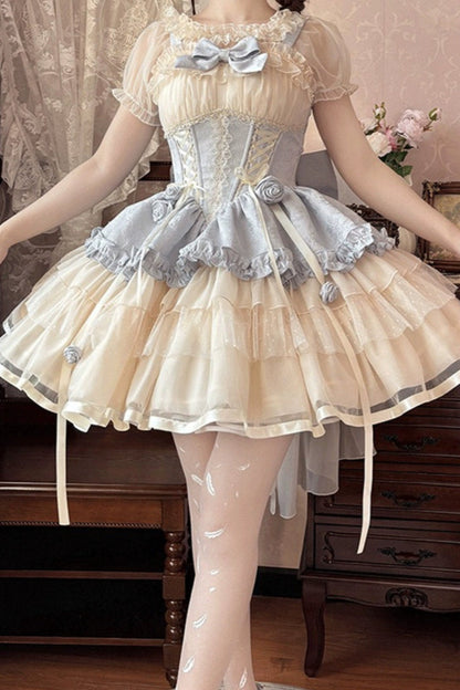 Super Fairy Purple Lolita Cute Dress