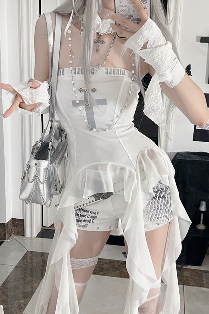 バニーアサシンクロスペンダントバンドゥベストトップス