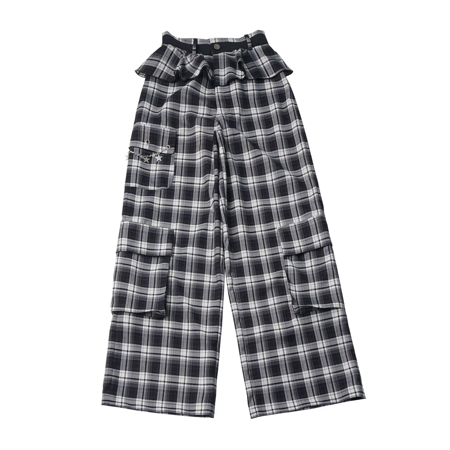 Plaid Necktie Subculture Uniform Set