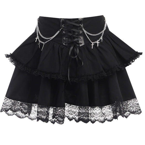 Y2K Gothic Lolita Cake Skirt