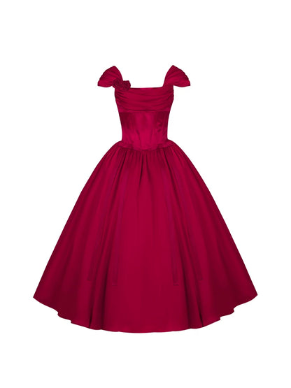 Retro Classic Waisted Dress + Accessories