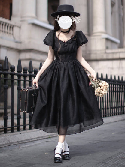 French Elegant Retro Dress