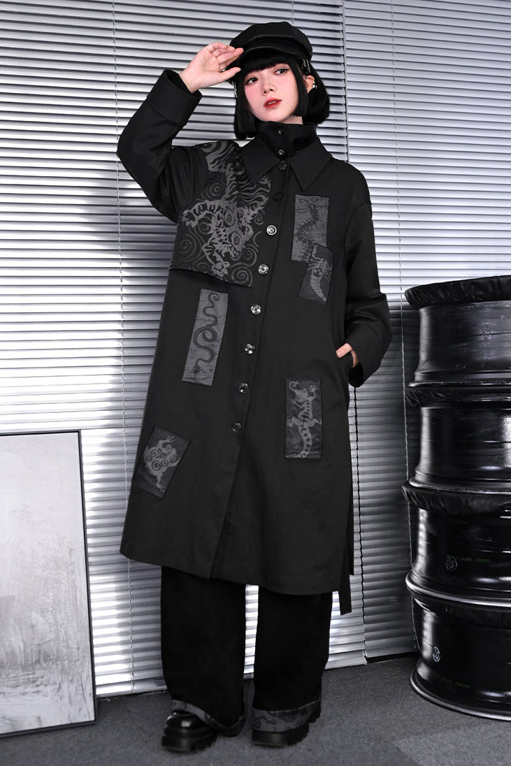 China Mode Long Trench Coat