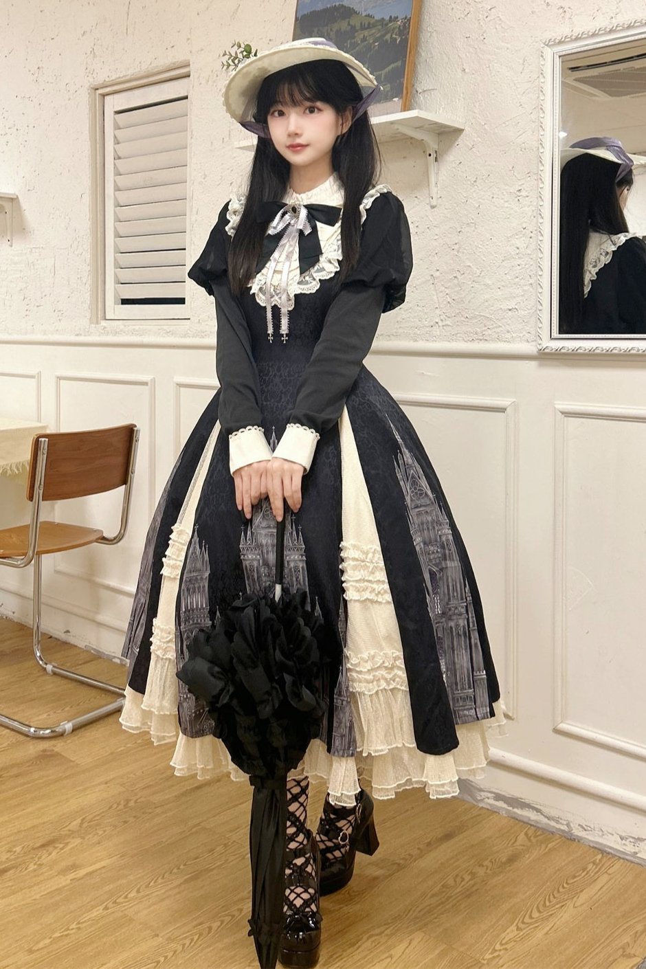 [Reservation deadline on October 22] Church Bell Elegant Gothic Classical Dress