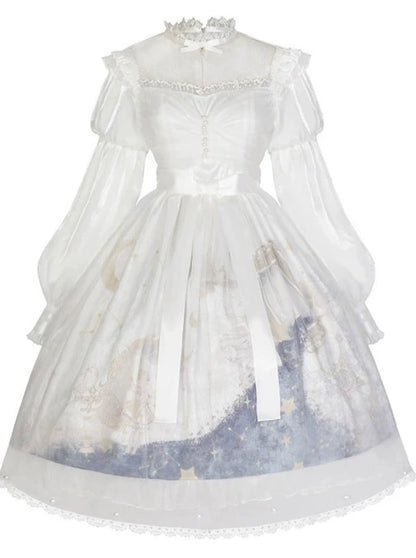 White Super Elegant Fairy Dress