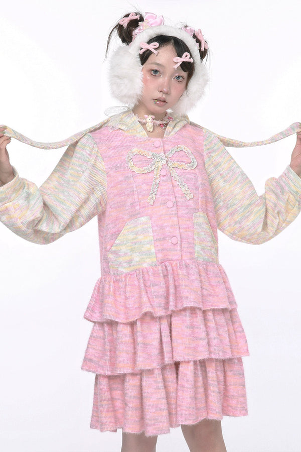 Sweet Girly y2k Flared Sleeveless Dress