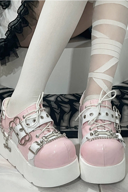 ランタンエンジェルボーン厚底シューズ