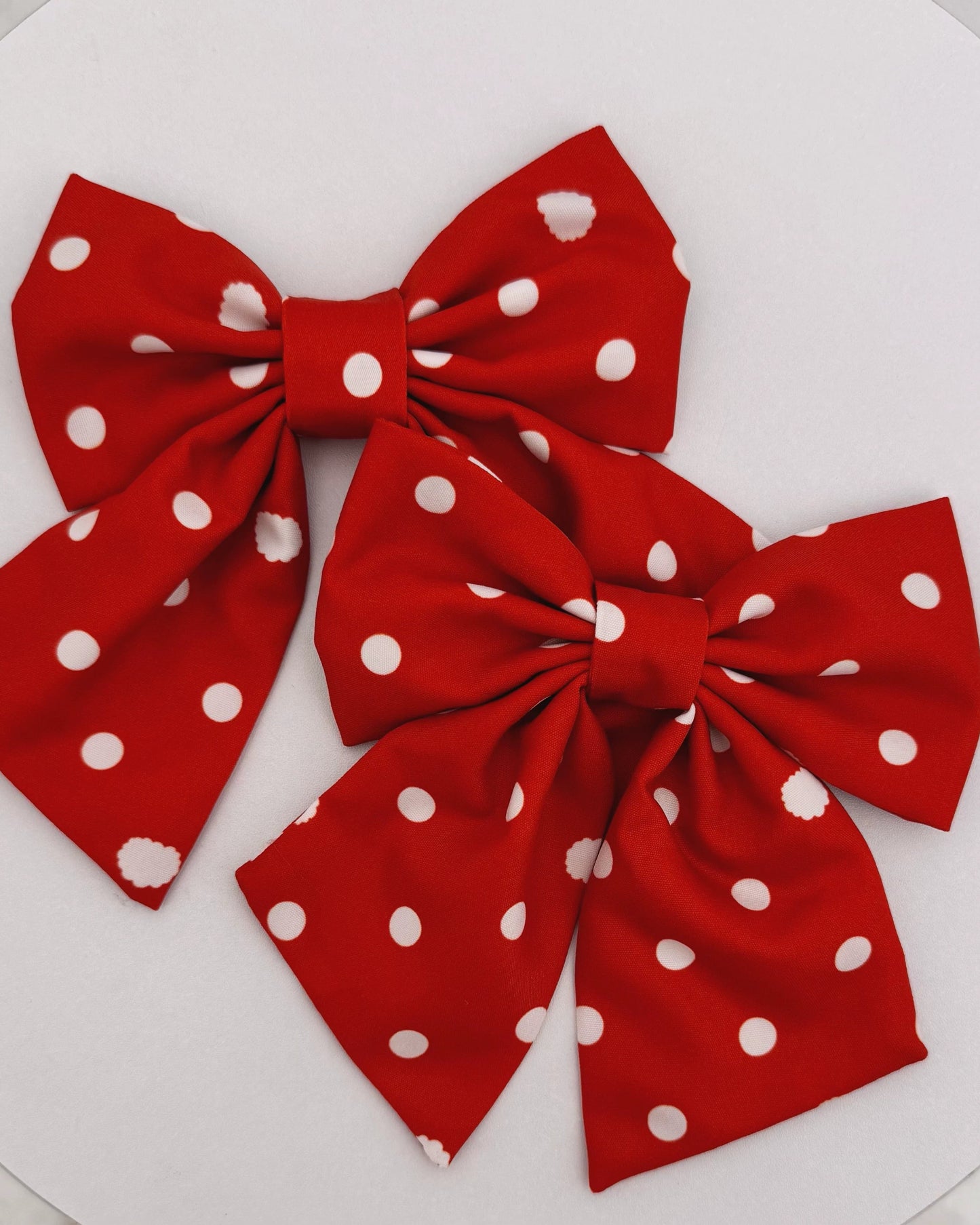 Retro-Lolita-Punkte-Haube + Band + Haarreif