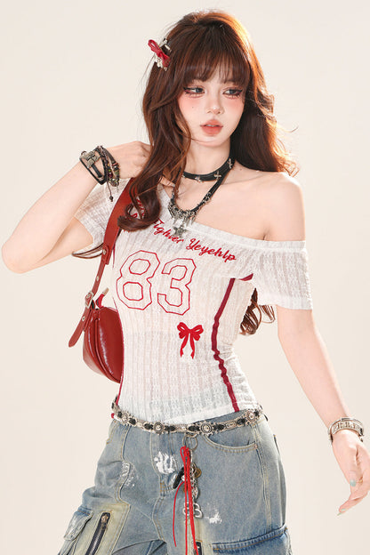 スウィートブリュレ マイクロリバーシブルTシャツ