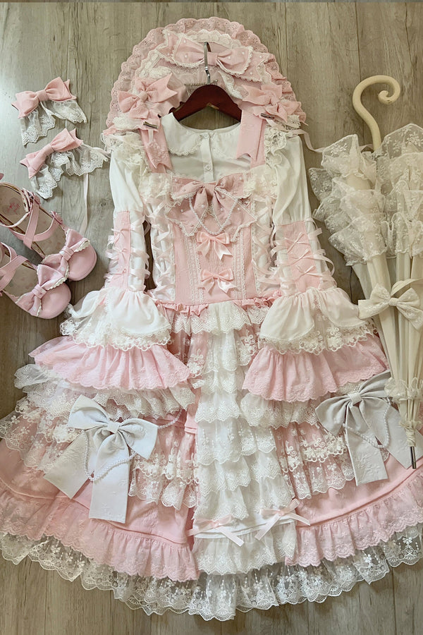 【予約商品】ピーチラビットアンティークドールゴージャスロリータドレスセットアップ