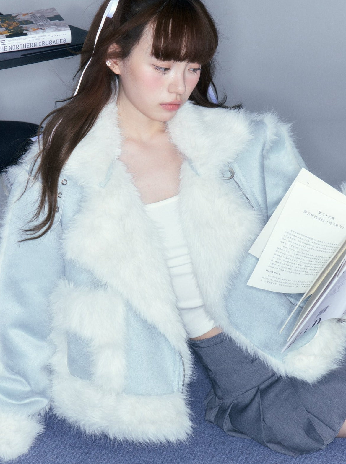 Ice Fur Short Jacket