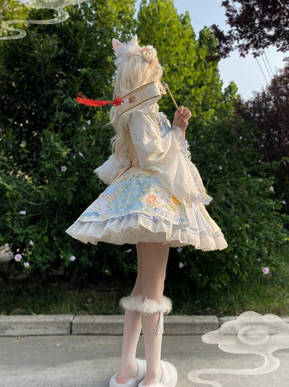 Liebe Lolita Nacht Mond Hase Lolita