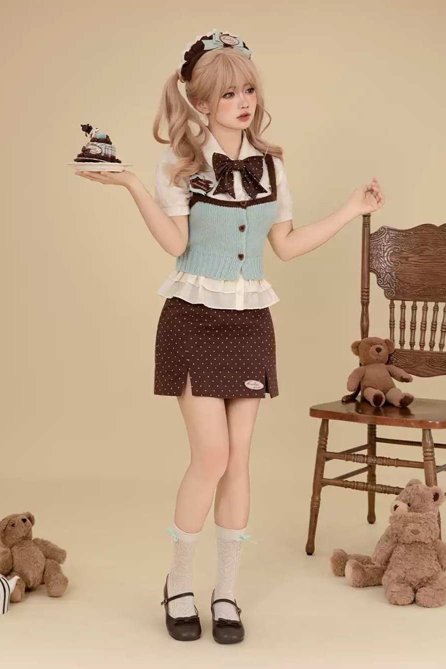 [Reservation deadline: September 16th] Blue Chocolate Sweets Girly Layered Set-Up