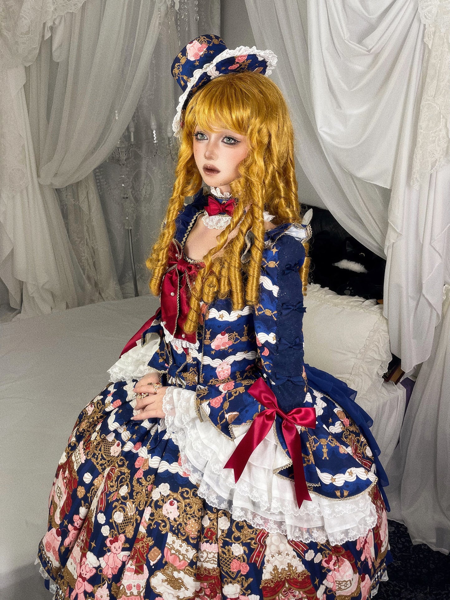 [Pre-order Deadline: April 26] Retro Romance Sweet Lolita Ribbon Cake Print Series Accessories