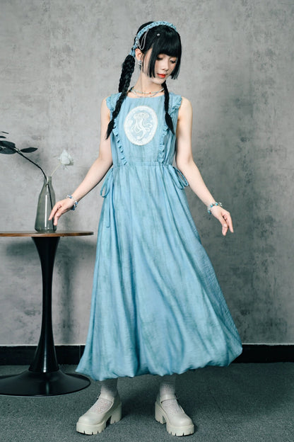 Phantom Sea Whisper Retro Dress